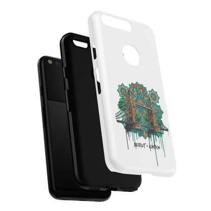 Beirut x London Ornate Phone Case — Turquoise Mosaic Gateway Design