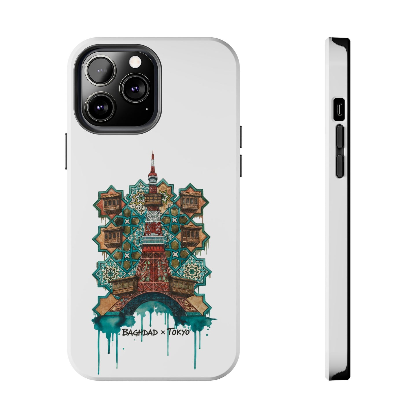 Coque de téléphone résistante — Illustration fusion Bagdad x Tokyo