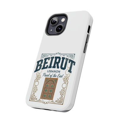 Beirut Lebanon Tough Phone Case — 'Pearl of the East' Vintage Door Design