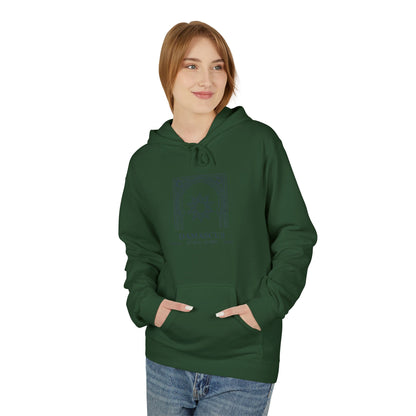 Damascus Heritage Hoodie — Minimal Middle Eastern Motif