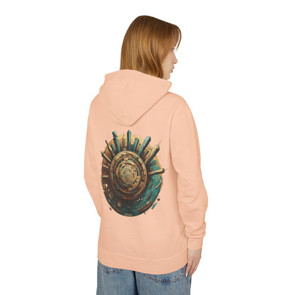 Hoodie — Retro Futuristic City Planet Graphic Hooded Sweatshirt