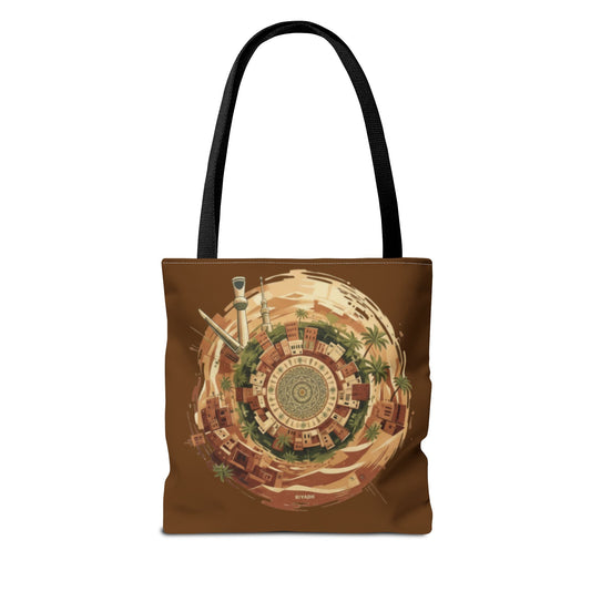 Desert Oasis Circular Art Tote