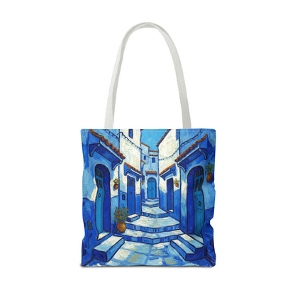 Mediterranean Blue Alley Tote