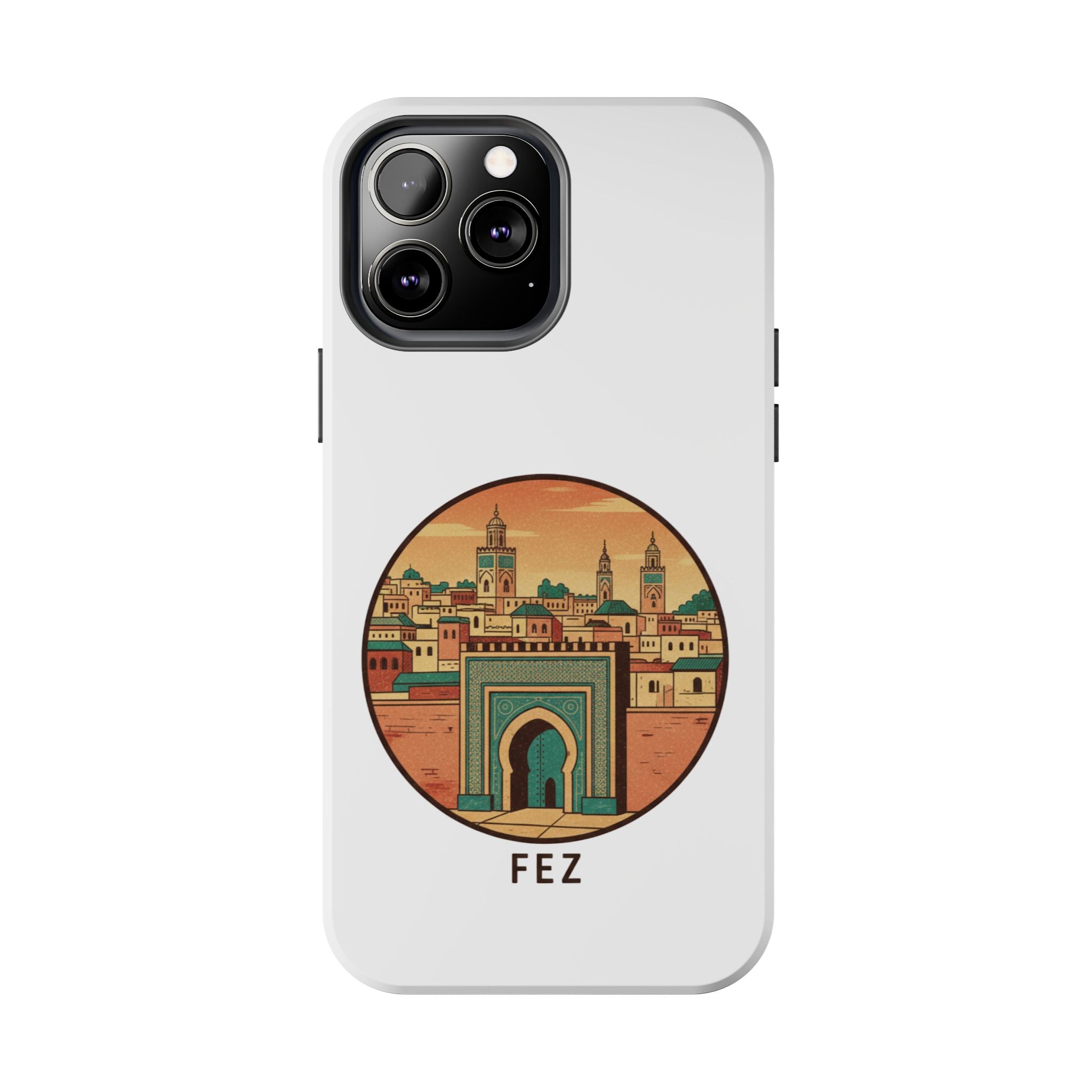 Fez City Tough Phone Case — Moroccan Archway Travel Phone Case