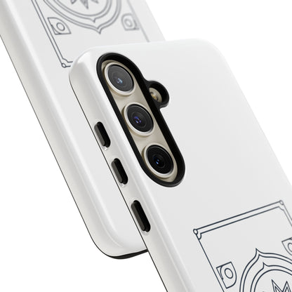 Dubai Architectural Phone Case — Minimal Souvenir Travel Design with Coordinates