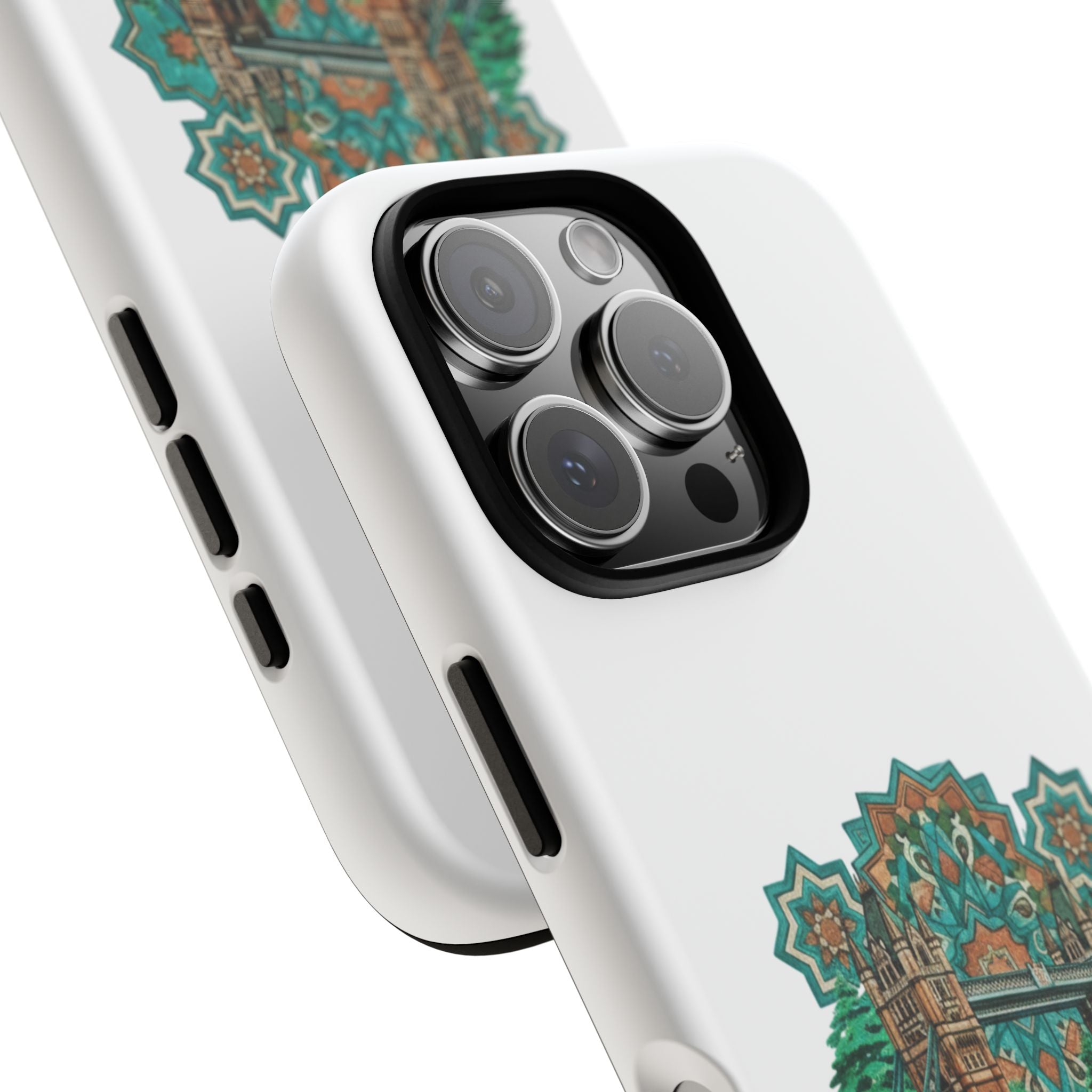 Beirut x London Ornate Phone Case — Turquoise Mosaic Gateway Design