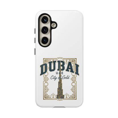 Dubai City of Gold Tough Phone Case — Protective Travel Phone Cover
