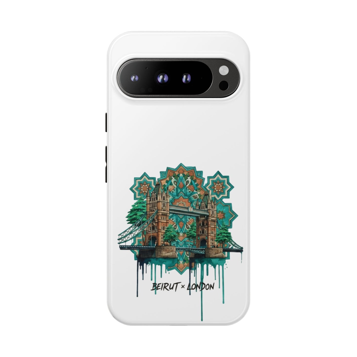 Beirut x London Ornate Phone Case — Turquoise Mosaic Gateway Design