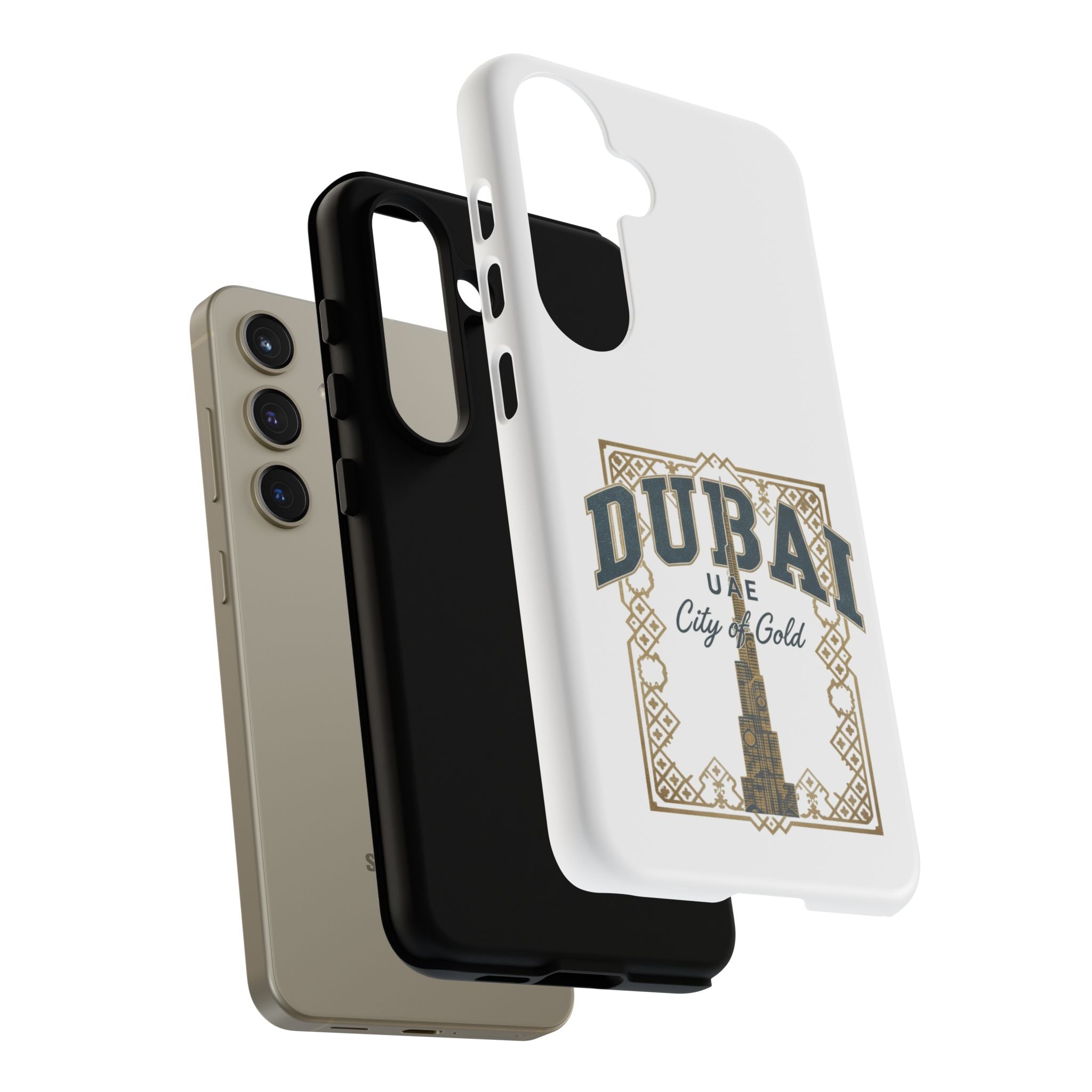 Dubai City of Gold Tough Phone Case — Protective Travel Phone Cover