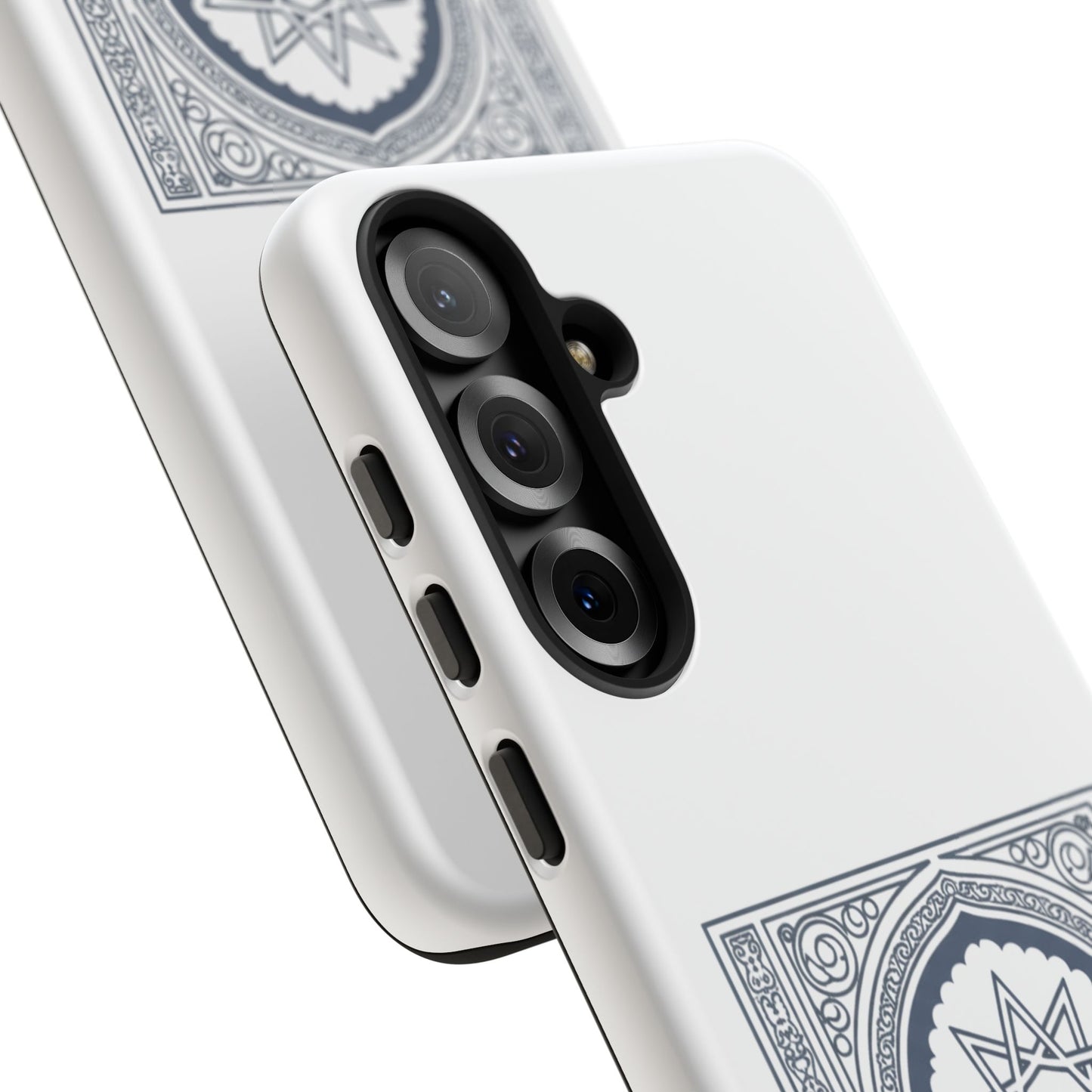 Jeddah Coordinates Phone Case — Arabic Arch Geometric Design