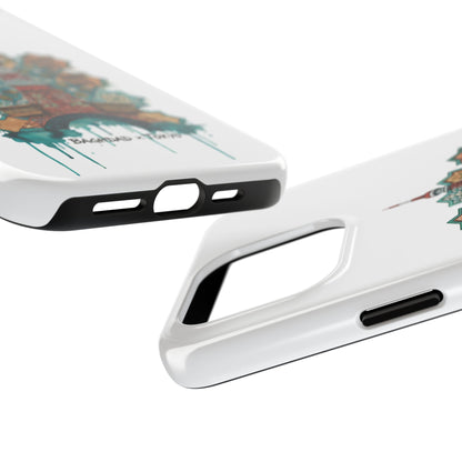 Coque de téléphone résistante — Illustration fusion Bagdad x Tokyo