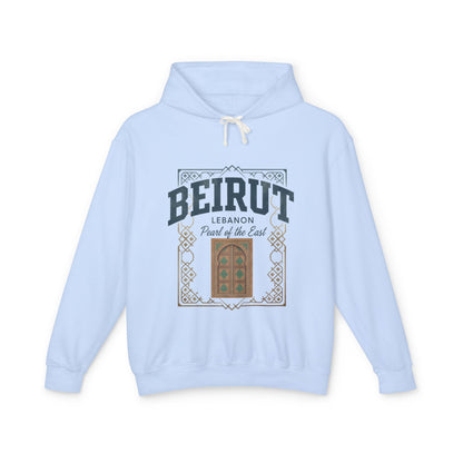 Beirut Vintage Door Hoodie — Lebanon "Pearl of the East" Travel Sweatshirt