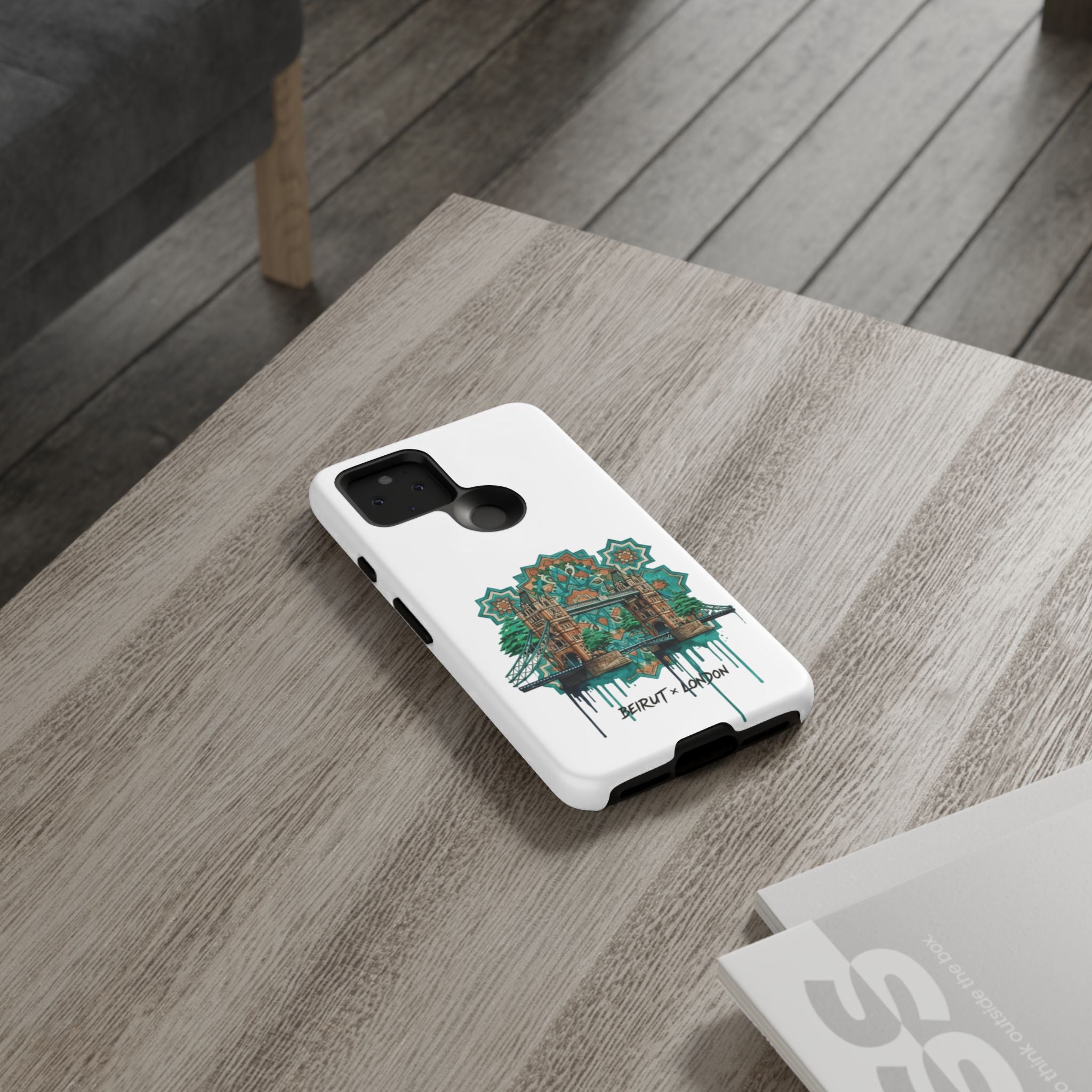 Beirut x London Ornate Phone Case — Turquoise Mosaic Gateway Design