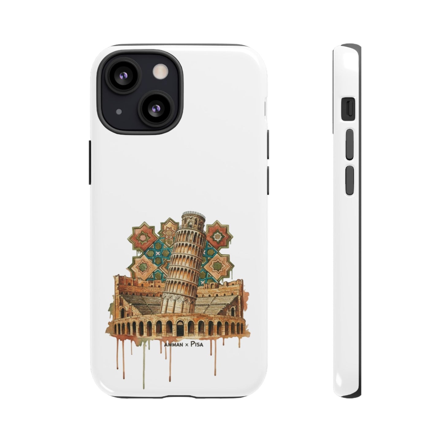 Leaning Tower Tough Phone Case — Vintage Pisa Travel Design