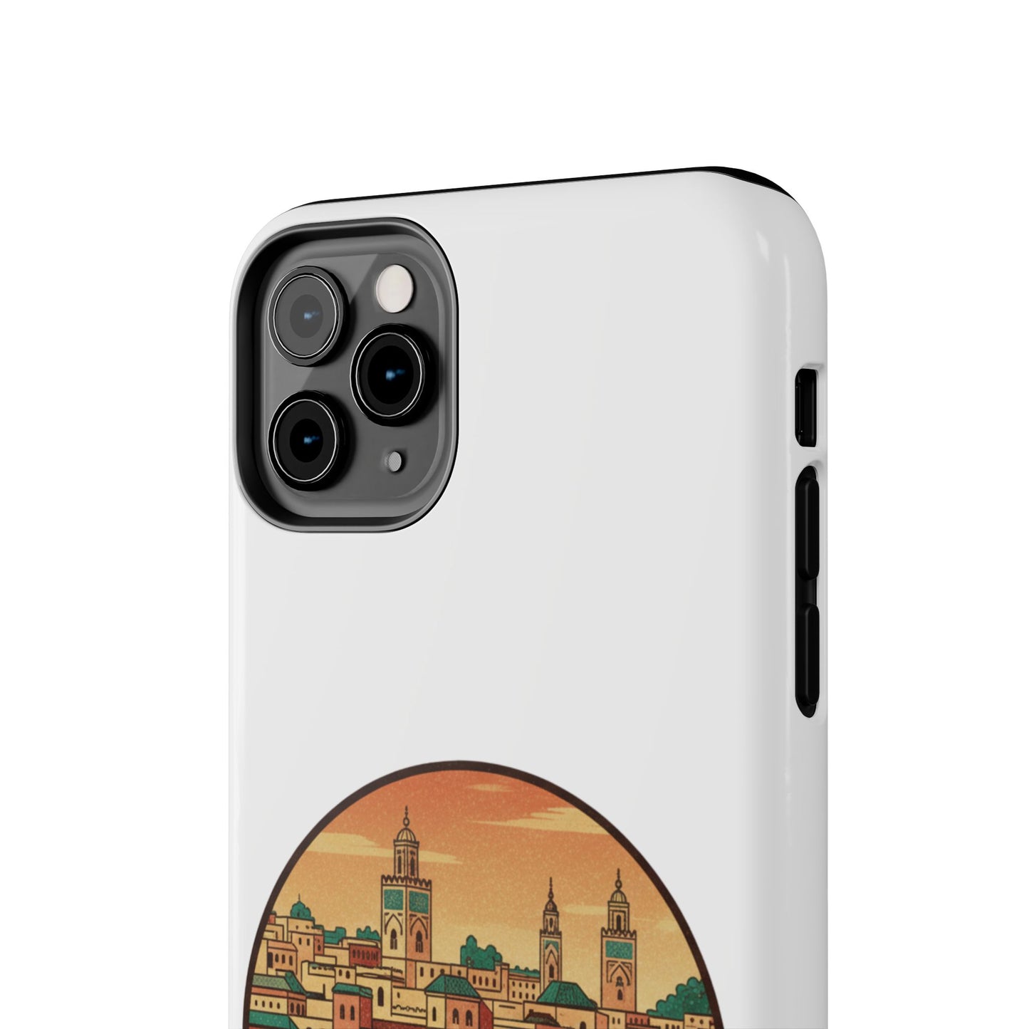 Étui de téléphone résistant Fez City — Étui de téléphone de voyage motif arche marocaine