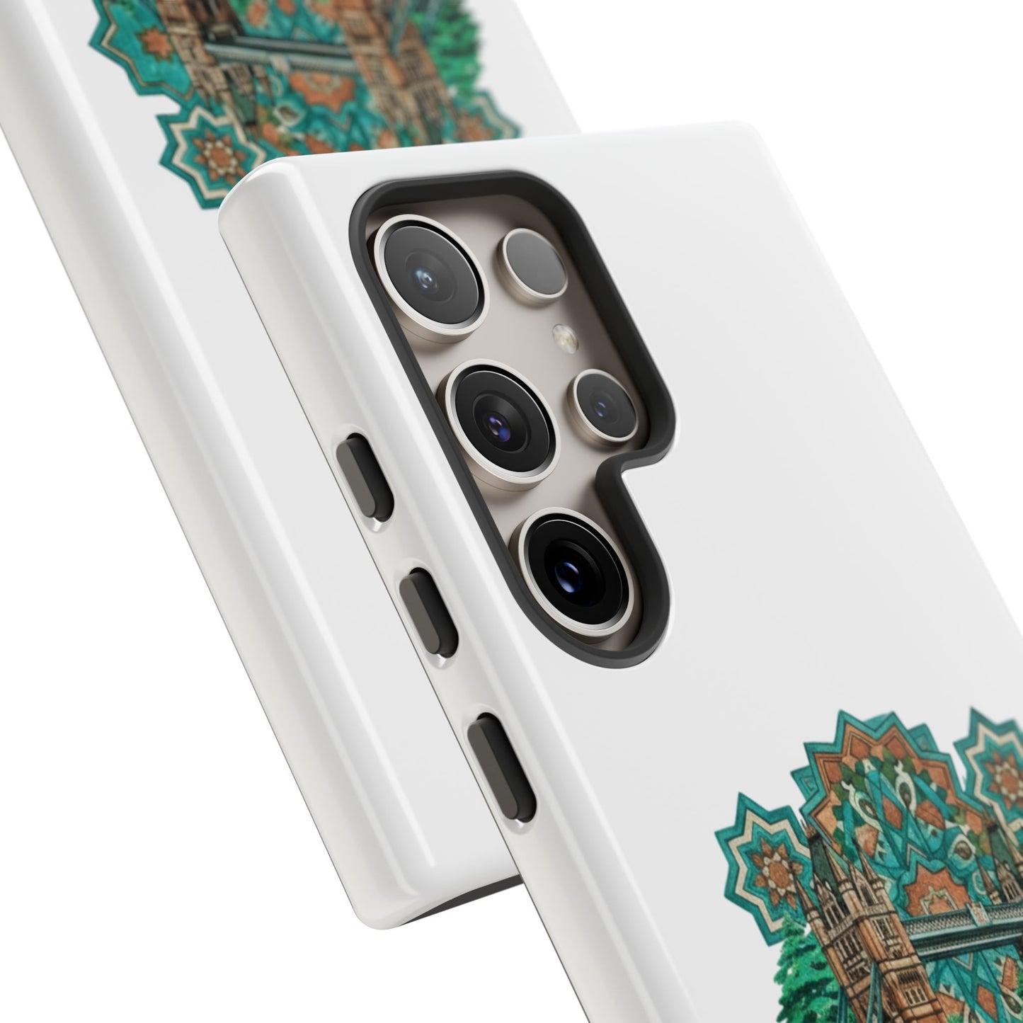 Beirut x London Ornate Phone Case — Turquoise Mosaic Gateway Design