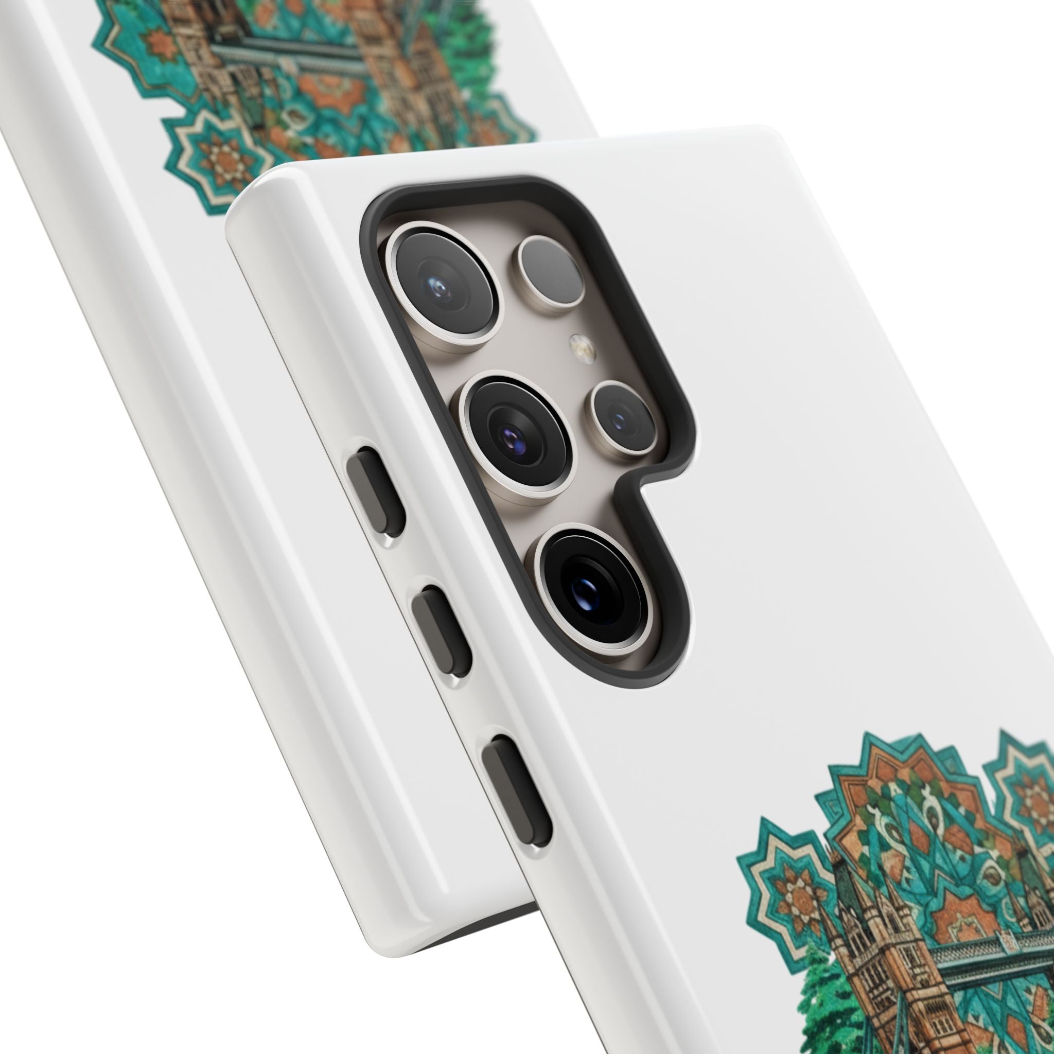 Beirut x London Ornate Phone Case — Turquoise Mosaic Gateway Design
