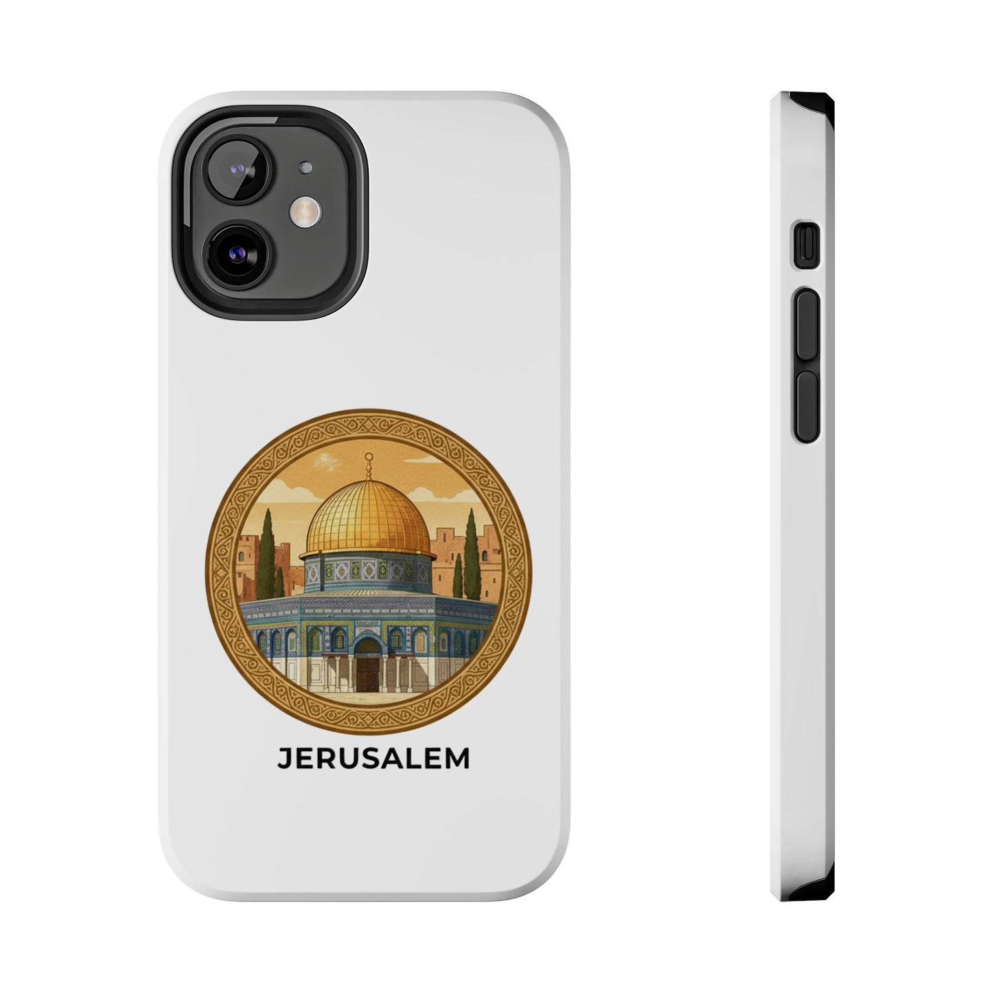 Jerusalem Dome Tough Phone Case — Golden Dome of the Rock Illustration