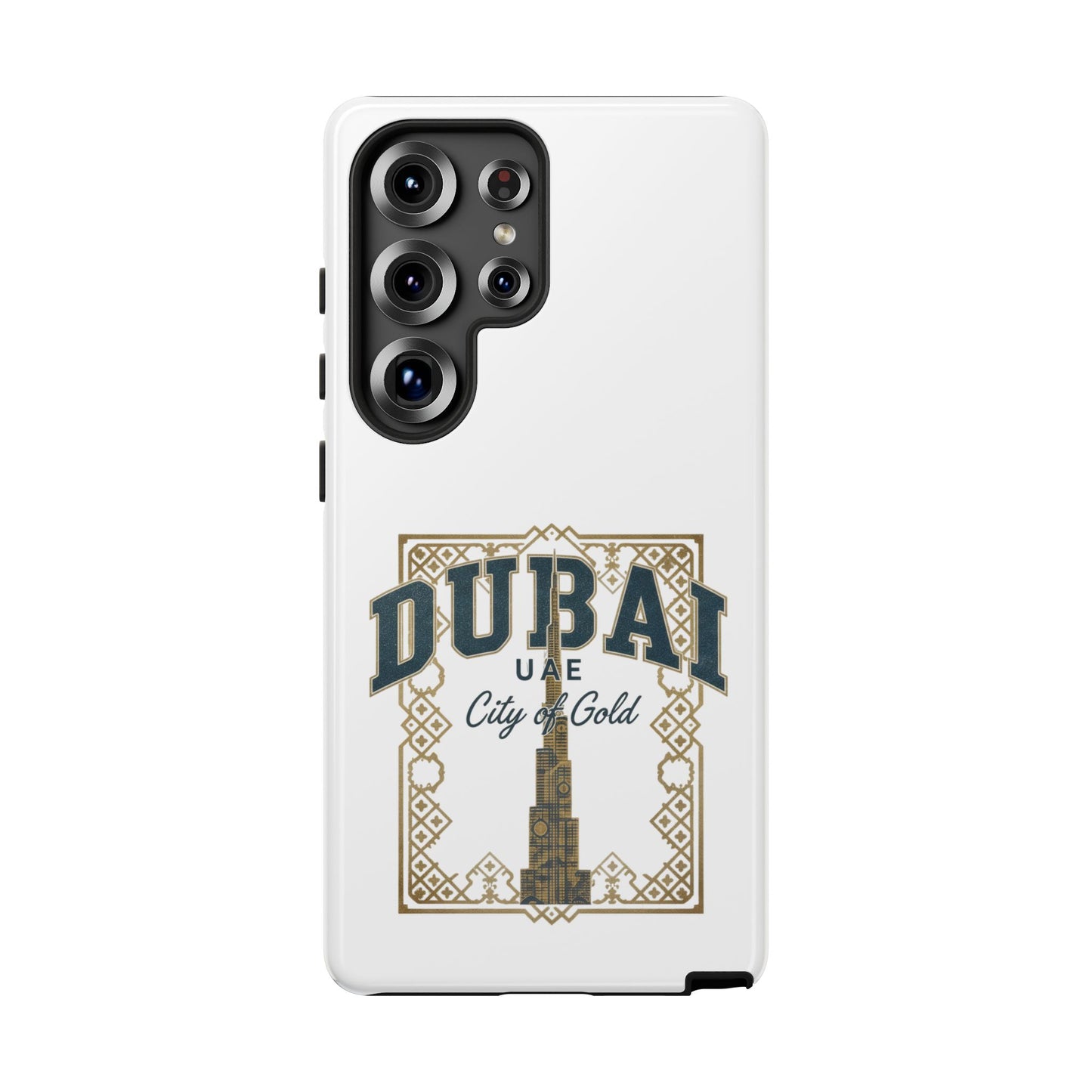 Dubai City of Gold Tough Phone Case — Protective Travel Phone Cover