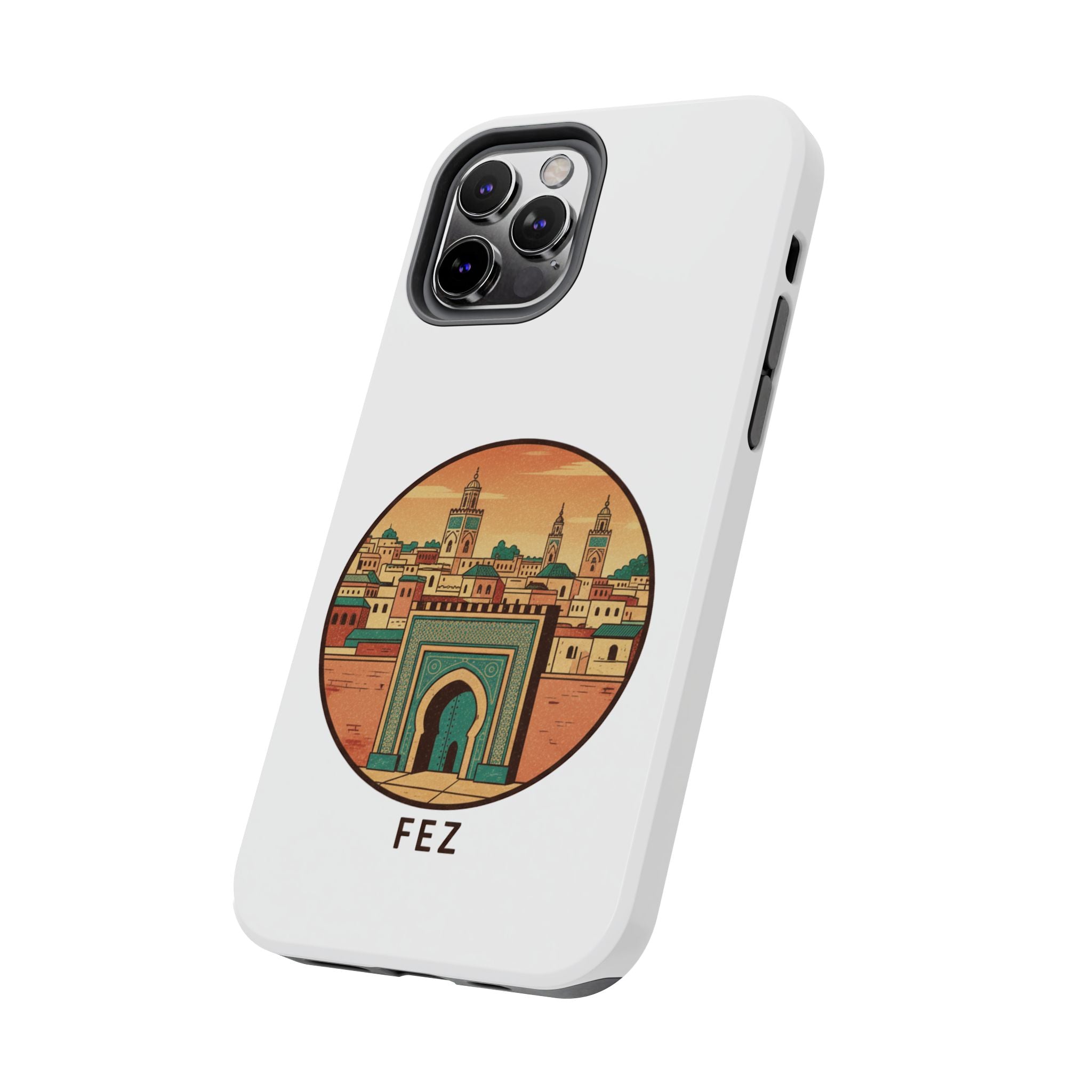 Fez City Tough Phone Case — Moroccan Archway Travel Phone Case