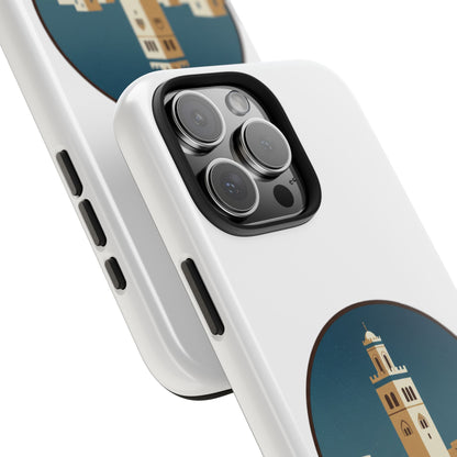 Coque de téléphone motif paysage urbain de Tunis — Coque de protection résistante pour iPhone