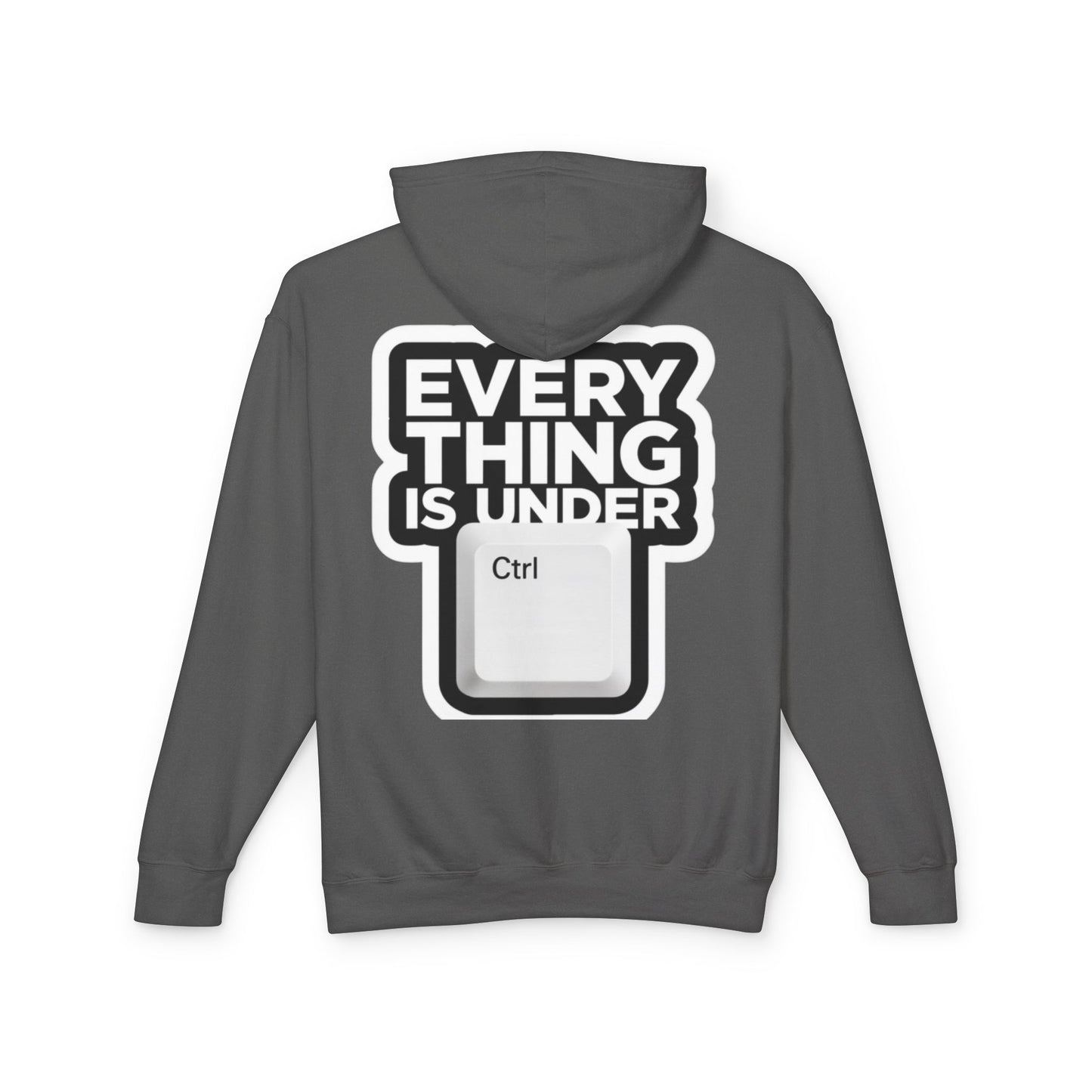 Everything Is Under Ctrl Hoodie — Funny Tech Keyboard Graphic Lightweight Hoodie