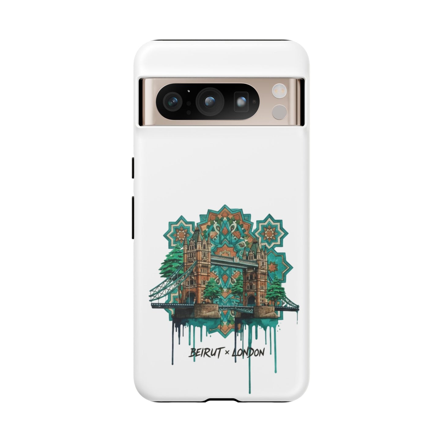 Beirut x London Ornate Phone Case — Turquoise Mosaic Gateway Design