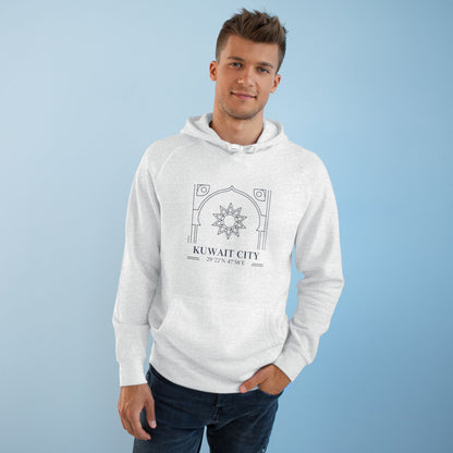 Kuwait City Architectural Hoodie — Minimalist Middle East Travel Sweatshirt