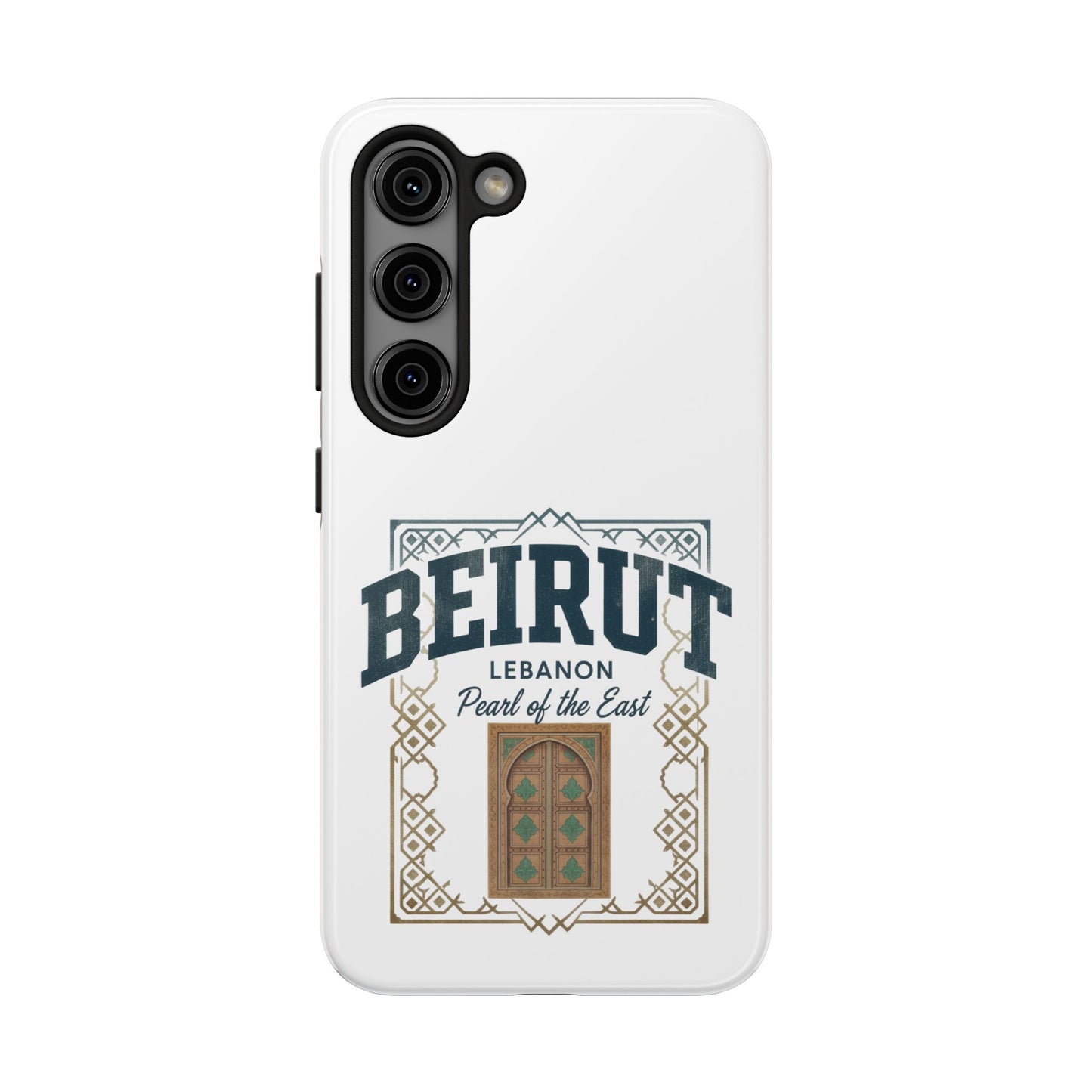 Beirut Lebanon Tough Phone Case — 'Pearl of the East' Vintage Door Design