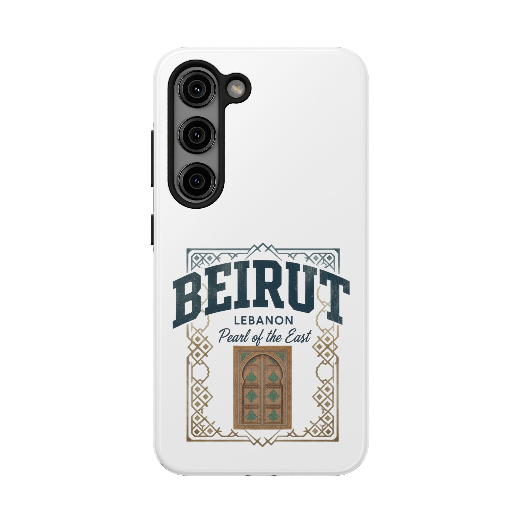Beirut Lebanon Tough Phone Case — 'Pearl of the East' Vintage Door Design