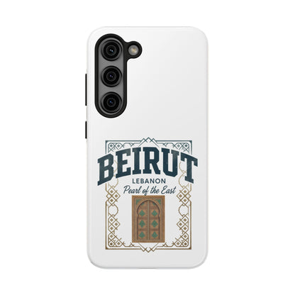 Beirut Lebanon Tough Phone Case — 'Pearl of the East' Vintage Door Design