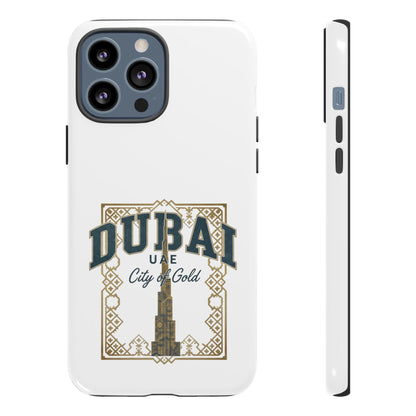 Dubai City of Gold Tough Phone Case — Protective Travel Phone Cover