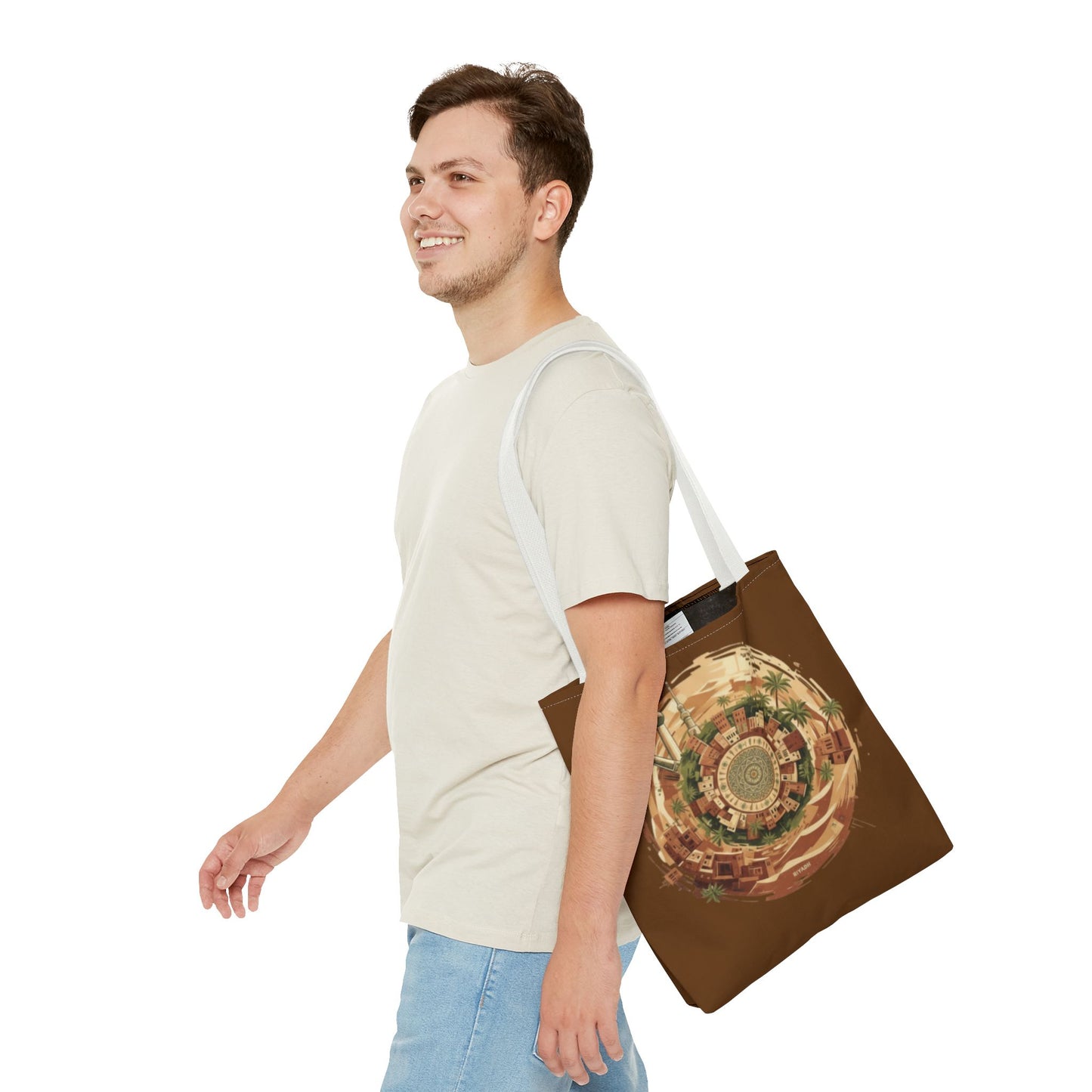 Desert Oasis Circular Art Tote