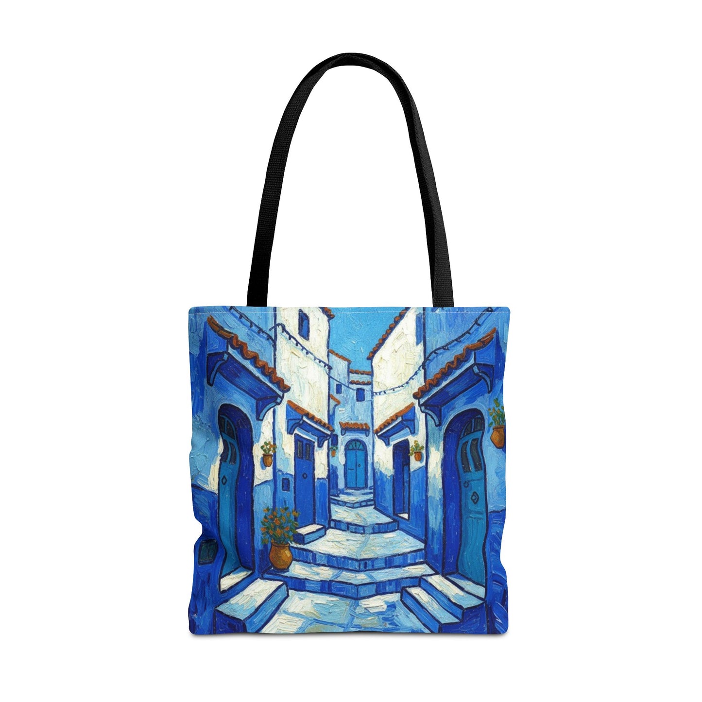 Mediterranean Blue Alley Tote