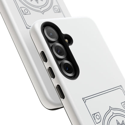 Dubai Architectural Phone Case — Minimal Souvenir Travel Design with Coordinates