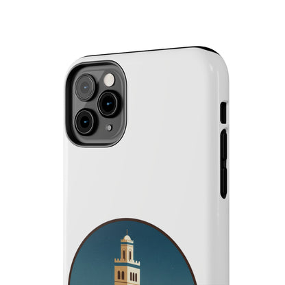 Coque de téléphone motif paysage urbain de Tunis — Coque de protection résistante pour iPhone