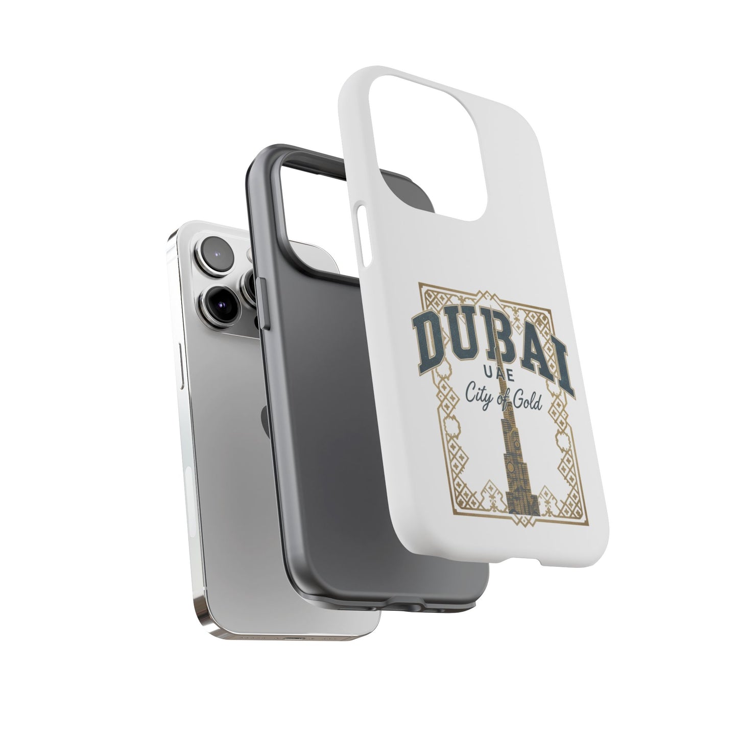 Dubai City of Gold Tough Phone Case — Protective Travel Phone Cover