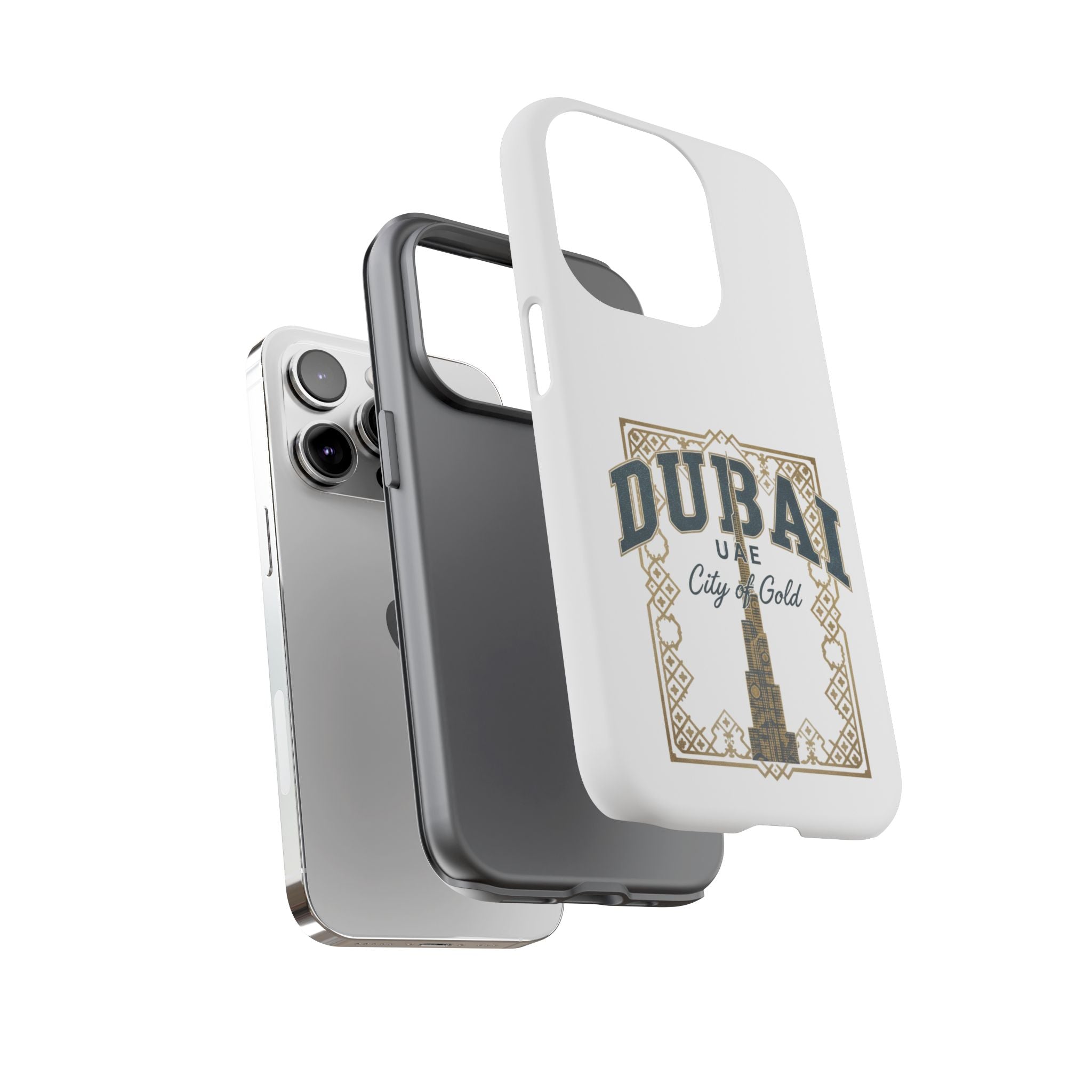 Dubai City of Gold Tough Phone Case — Protective Travel Phone Cover