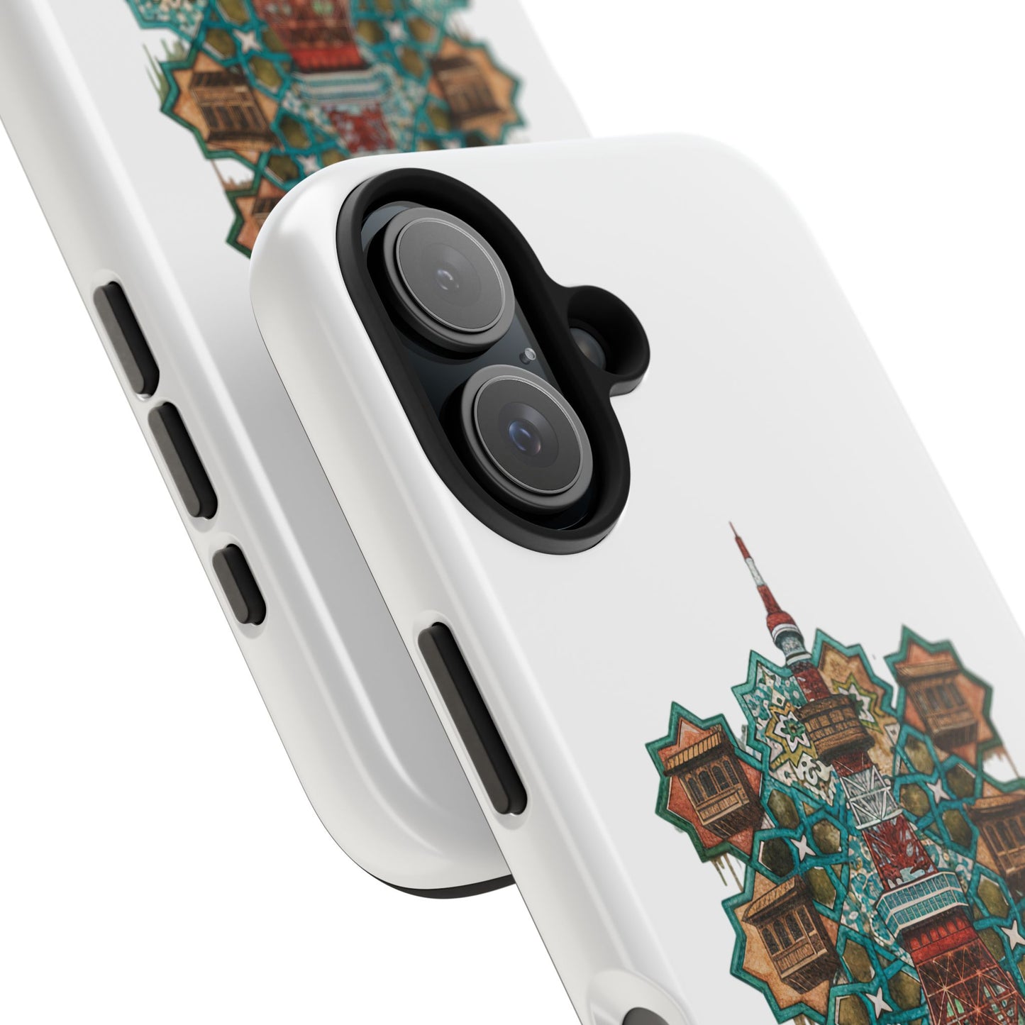 Coque de téléphone résistante — Illustration fusion Bagdad x Tokyo