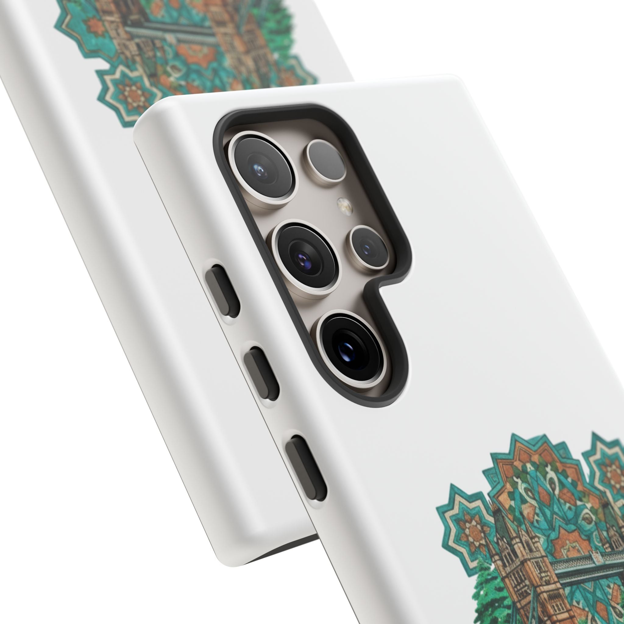 Beirut x London Ornate Phone Case — Turquoise Mosaic Gateway Design