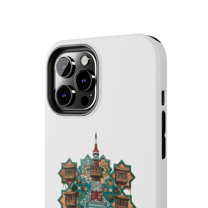 Coque de téléphone résistante — Illustration fusion Bagdad x Tokyo
