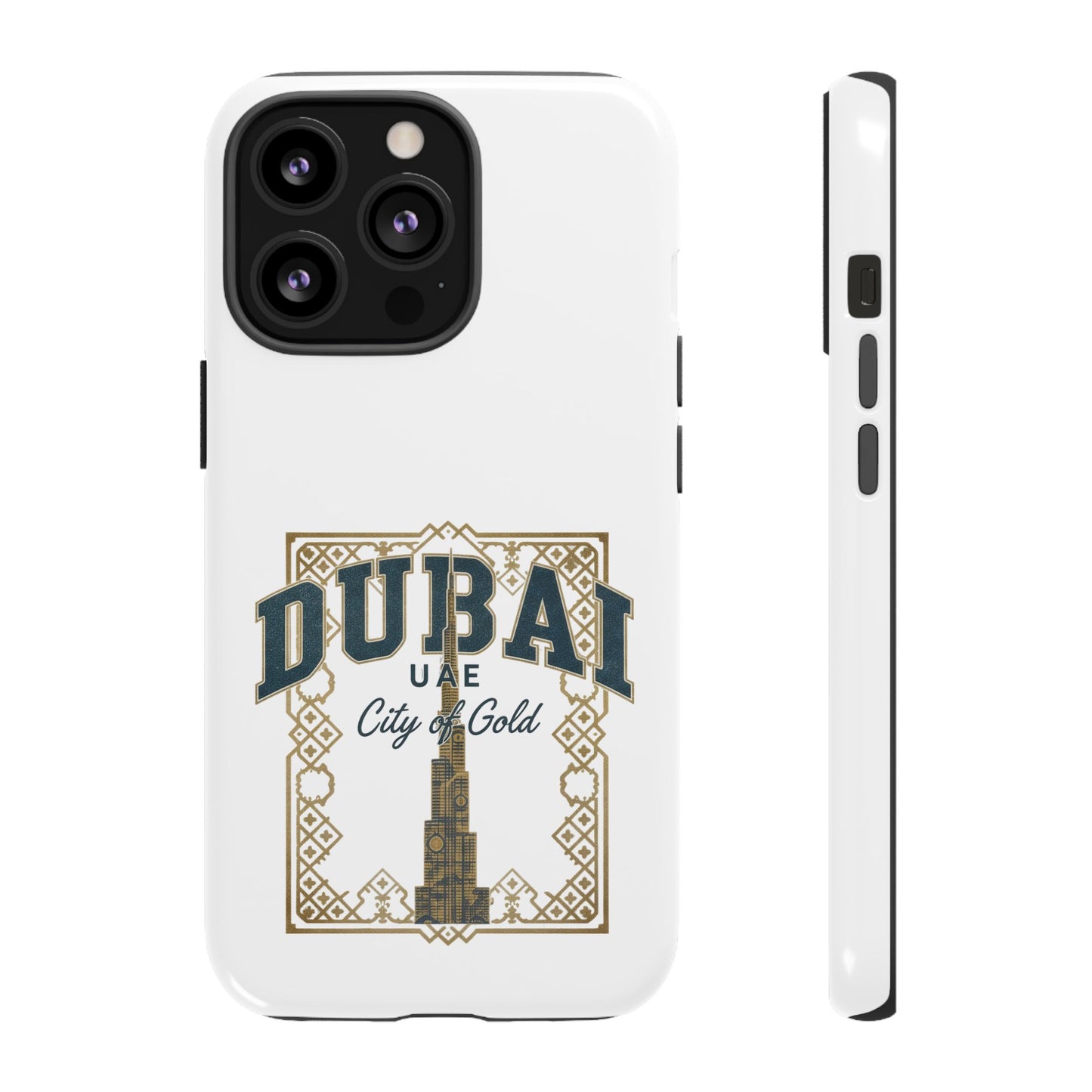 Dubai City of Gold Tough Phone Case — Protective Travel Phone Cover