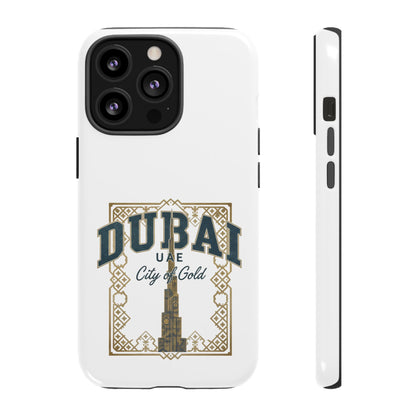 Dubai City of Gold Tough Phone Case — Protective Travel Phone Cover