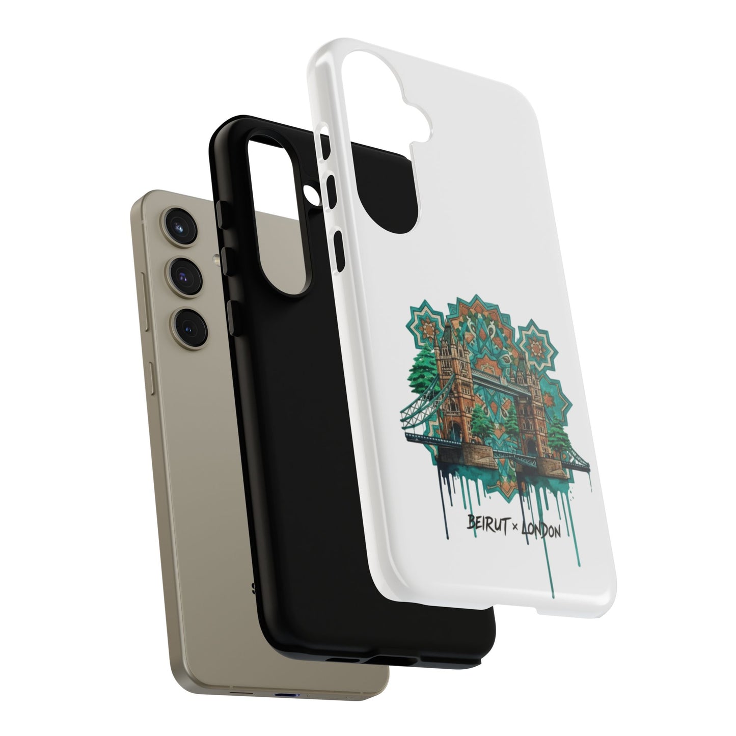 Beirut x London Ornate Phone Case — Turquoise Mosaic Gateway Design