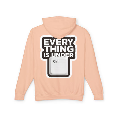 Everything Is Under Ctrl Hoodie — Funny Tech Keyboard Graphic Lightweight Hoodie