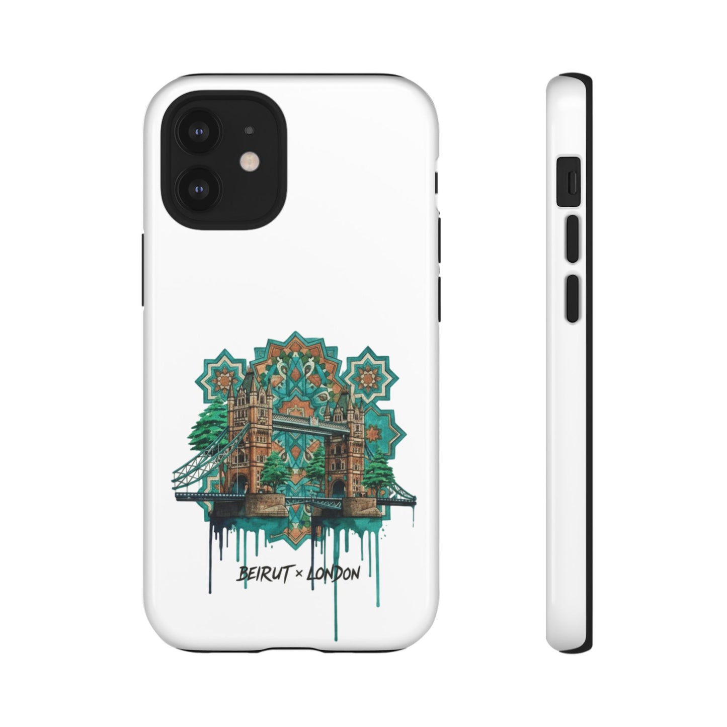 Beirut x London Ornate Phone Case — Turquoise Mosaic Gateway Design