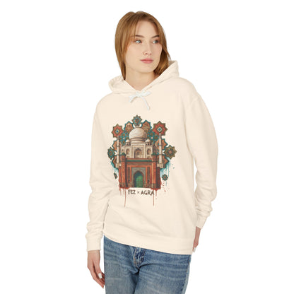 Beirut Souk Floral Hoodie — Lebanon Architectural Art Pullover