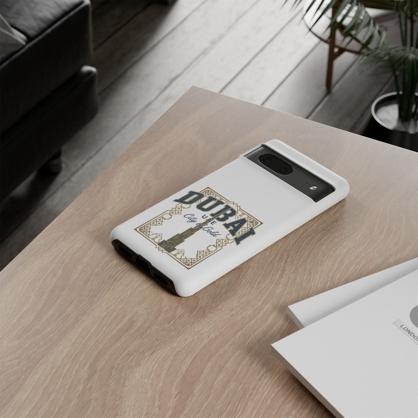 Dubai City of Gold Tough Phone Case — Protective Travel Phone Cover