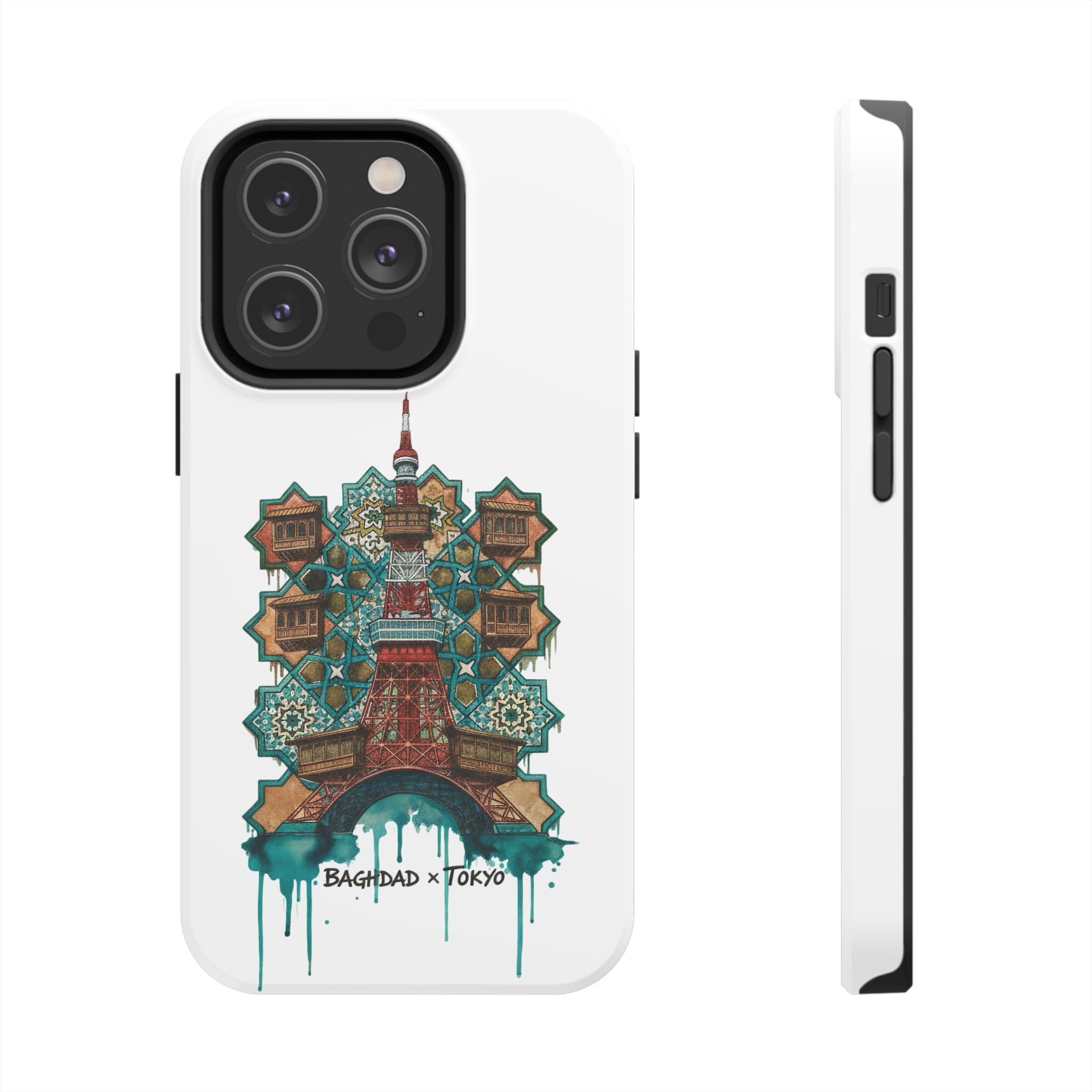 Tough Phone Case — Baghdad x Tokyo Fusion Artwork