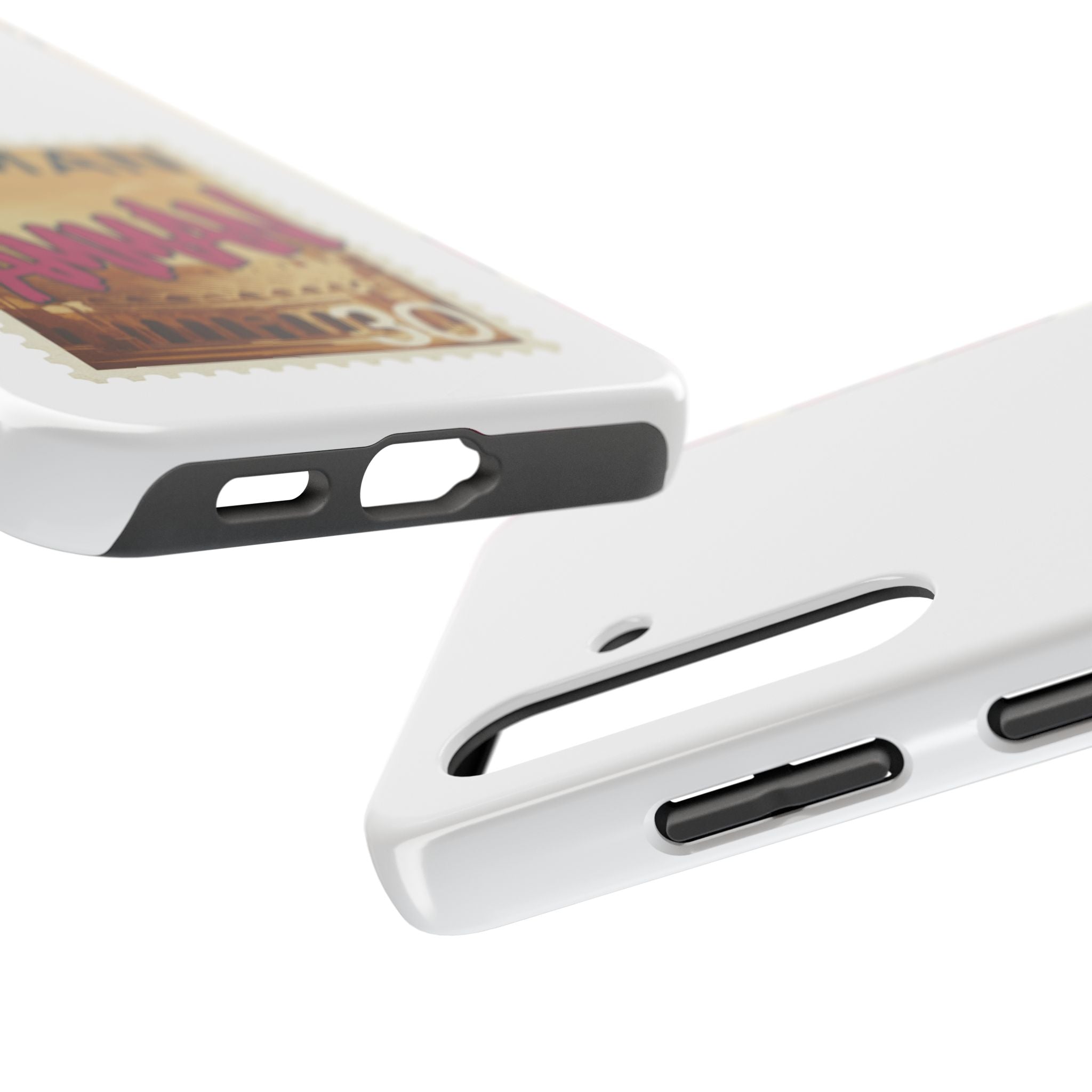 Amman Stamp Tough Phone Case — Jordan Travel Vintage Postage Design